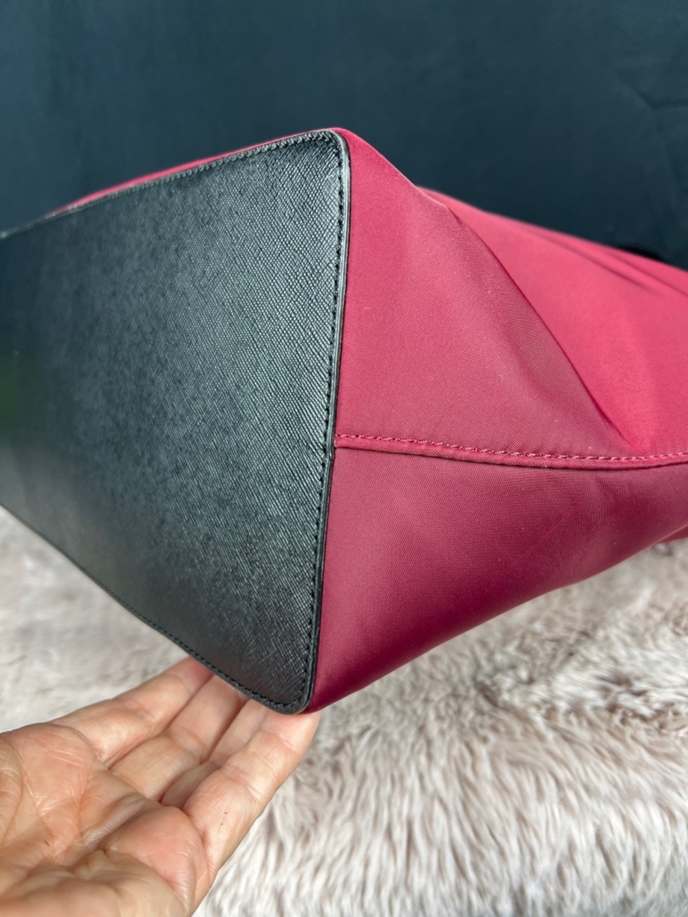Kate Spade Blake Avenue Margareta Tote Merlot Burgundy EUC - Picture 9 of 13
